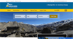 Desktop Screenshot of mountainsherpatrekking.com