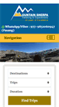 Mobile Screenshot of mountainsherpatrekking.com